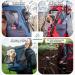 Premium Red Hiking Paw Trekking Backpack for Dogs - Size M Adjustable System 10kg Capacity - Perfect Dog Carrier Bag - Buy Online on GoSupps.com