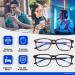 BLU ARMA Blue Light Glasses for Men & Women with Glasses case Reading Glasses - Gaming Glasses to Prevent Migraine Eye Strain and Improve Sleep UV 400 Protection - CE & FDA Certified Black Panther - Buy Online on GoSupps.com