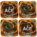 Buy ACE Pro Cornhole Bags Set of 4 - Cluster Flux with Dual-Sided Slick Stick All Weather Zigzag Sunset Chevron Design - Optional Break-in & Carrying Case - Buy Online on GoSupps.com