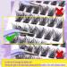 Self Adhesive Lash Clusters - Natural Eyelashes Extension No Glue Needed DIY Wispy Lashes CD Curl 10-16MM 72Pcs by Zegaine - Shop Now - Buy Online on GoSupps.com