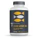 Transforme Cod Liver Oil Capsules 1000mg High Strength 180 Omega 3 Softgels EPA DHA Vitamins A & D3 6 Month Supply Gluten Free