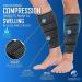 Calf Compression Sleeves and Leg Wraps (4 Piece Set) for Shin Splint Support - Ideal for Running, Basketball, Cycling, Maternity - Large to X-Large Black Calf Guards for Men and Women - Buy Online on GoSupps.com