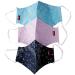 Levi's Unisex 3pk Reusable Face Cover Bandana (3-pack) 1 piece (3-pack) Blue/Purple/Topaz