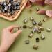 PandaHall 200pcs Metal Clip End Caps for Jewelry Making - 4 Colors Leather Rope Fasteners for Bracelets, Necklaces, and DIY Crafts - Buy Online on GoSupps.com