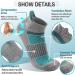 Anlisim Merino Hiking Socks - Warm Wool Compression Sports Socks for Men | 6 Pairs Sizes 36-42 | Ideal for Running & Outdoor Activities - Buy Online on GoSupps.com