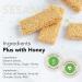 NutroGusto Sesame Bars Cholesterol Free Gluten Free Healthy Snack Bar (Plus with Honey - 36 Bars x 45g) - Buy Online on GoSupps.com