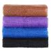 4 Pcs African Exfoliating Net  Fengek 31.5 Inch African Long Body Net Sponges Skin Back Scrubber for Daily Shower Bathing Exfoliating (Multicolor 1) 4 Count (Pack of 1) Multicolor 1
