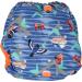 Close Parent Bamboo Nappy Wrap in Blue Twilight Garden - APLIX Closure - Waterproof - Birth to Potty Fit - 0-36 Months - Buy Online on GoSupps.com