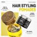 Immortal NYC The Creed Hair Pomade - Strong Hold Max Shine All Natural Water-Based - No Residue for All Hair Types - Men's Grooming Solution - Buy Online on GoSupps.com