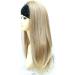 Forever Young Extra Long 3/4 Half Wig Fall Clip in Hair Extension - Color: Sandy Light Blonde Mix - Buy Online on GoSupps.com