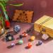 13pcs Crystal Set for Beginners - Crystal Ball, Worry Stones, Raw Crystals - Gemstone Pendulum & Healing Kit for Witchcraft, Meditation - Buy Online on GoSupps.com