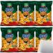 Funny Fresh Big Peanut Flippies Flips Snack Fun Pack of 6 (6x175g bags) + usy Block