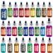 Fat -soluble food coloring for chocolate - 26 colors oil -based food colors fondant baking cake cookies - liquid tasteless food coloring for cocoa butter tarts butter scream - 6ml 6 ml (26 Pack)