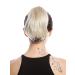 WIG ME UP N869-V-22 Light Blonde Braid Ponytail Hairpiece - Short Straight 20 cm International Shipping - Buy Online on GoSupps.com