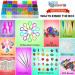 11,900+ Rubber Band Bracelet Refill Kit - 11,000 Loom Bands, 28 Colors, 600 S-Clips, 200 Beads, 30 Charms, 52 ABC Beads - Loom Bracelet Making Kit in Giftable Case - Buy Online on GoSupps.com