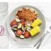 HMR Chicken with Barbecue Sauce, Rice, and Beans Entree - 6 Servings, 7.2 oz. Each - Ready to Eat Meals - Buy Online on GoSupps.com