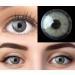 Glamlens Mirel Dark Gray gray + container |Very strongly covering natural gray contact lenses colored |Colored silicone hydrogel |1 pair (2 pieces) |Dia 14.00 |Without starch