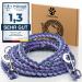 Test grade: very good - dog leash reflecting i 2m adjustable weatherproof & tearproof up to 250 kg i paracord Kleine Umh ngeleine I small - large dogs navy - lilac lilac 2 m dogs from 15 kg