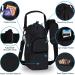 Turmaster Water Bottle Holder with Belt - Insulated Carrier Bag with 4 Pockets for Sports Hiking & Camping - Black Sling Sleeve - Buy Online on GoSupps.com