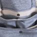 Unisex Long Sleeve Grey Kangaroo Pet Pouch Hoodie - Cat & Small Dog Holder Sweatshirt - Buy Online on GoSupps.com