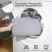 SAFER Electric Heating Pad for Pain Relief - Quick-Heat with LCD Control Panel - Machine Washable 12x24 (Silver Gray) - Buy Online on GoSupps.com