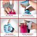 Walser CyclinG Gloves for Kids - Gel-Grip Non-Slip Velcro Fastening Lightweight Racing Mountain - XXS (Light Blue) - Buy Online on GoSupps.com