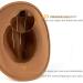 EOGIMI Western Cowboy Hat for Women Men - Camel Felt Wide Brim Panama with Silver Belt Buckle - Medium - Buy Online on GoSupps.com