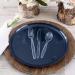 Party Bargains Sapphire Design Disposable Cutlery Set - 360 Pieces (180 Forks, 120 Spoons, 60 Knives) - Clear Color - Ideal for Parties and Events - Buy Online on GoSupps.com