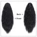 Ponytail Extension - 24 Natural Black Wavy Hair Piece with Clip Realistic Braid Hair Extensions for Women - Buy Online on GoSupps.com