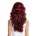 WIG ME UP WL-3010-39 Ladies Wig - Star Diva Red Garnet Long Wavy Voluminous 80s Style - 55cm - Buy Online on GoSupps.com