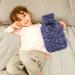 2L Samply Hot Water Bottle with Knitted Cover for Hot/Cold Therapy - Blue - Buy Online on GoSupps.com