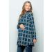High Neck Maternity Knit Sweater - Long Sleeve Tunic Pullover Top (S Teal/Blk) - Made in USA - Buy Online on GoSupps.com