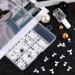 100 Short Style French False Nails in 10 Sizes with Acrylic Tips - DIY Nail Salons - Buy Online on GoSupps.com