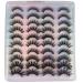 Boahankuke D False Eyelashes Multipack - 20 Pairs, 10 Styles | Natural Wispy Look, 18-20mm 3D Fluffy Crossed Faux Mink Lashes Pack for Cat eye & Round Shape - Buy Online on GoSupps.com