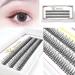 CB 3 Trays Cluster Eyelash DIY Individual Extensions At Home Eyelash Clusters False Eyelashes Volume Eyelash Extensions C Curl Mermaid Fishtail 9-10-11mm Mixed 9-10-11mm Mixed Mermaid Fishtail