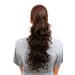 WIG ME UP - C128-6(126) Hairpiece PONYTAIL curly long BRUNETTE Brown(shade 6) 45 cm