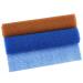PROUSKY 2 Pieces African exfoliating net African Exfoliating Body Net African Sponge Exfoliating Net Exfoliating Sponge for Dead Skin (Brown Blue)