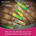 Extra Long Clear Square Nail Tips by Nailology - 360 Piece Acrylic False Nail Extension Tips - Buy Online on GoSupps.com