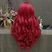 IMSTYLE Red Lace Front Wig 26inch - Long Wavy Synthetic Hair for Women - Natural Hairline - Mera Cosplay & Halloween Party - Heat Resistant - Red 3100 - Buy Online on GoSupps.com