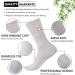 Sunew Bamboo Diabetic Socks - Unisex Non-Binding Moisture Wicking Crew Dress Socks - 3 Pairs Grey, X-Large - Buy Online on GoSupps.com
