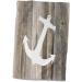 3D Rose Anchor Hand Towel - White Anchor on Weathered Planks - 15x22 - Buy Online on GoSupps.com