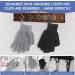 Sibba 2 Pairs Bath Exfoliating Gloves - Shower Scrubber Set for Spa Body Scrub, Loofah Glove with Hooks - Men and Women (Black & Grey) - Buy Online on GoSupps.com