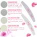 12 PCS Professional Nail Files Set - 100/180 Grits Double-Sided Emery Boards for Acrylic & Natural Nails - Long Lasting White Nail File Kit - Buy Online on GoSupps.com