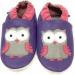 MiniFeet Premium Soft Leather Baby Shoes - Buy 4 Pairs, Get 1 Free! Purple Owl Design, Toddler Shoes 0-6 Months to 4-5 Years - Buy Online on GoSupps.com