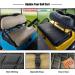 NOKINS Diamond Golf Cart Seat Cover - D Type For DS Front | Black Stitching - Buy Online on GoSupps.com