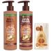 Garnier Whole Blends Sulfate Free Remedy Coconut Oil & Cocoa Butter Taming Shampoo and Conditioner Set for Very Frizzy Hair with Sample 12 Fl Oz 1 Kit (Packaging May Vary) Cocount Oil & Cocoa Butter Sulfate Free S&C