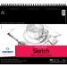 Canson Artist Series Universal Paper Sketch Pad, for Pencil and Charcoal, Micro-Perforated, Side Wire Bound, 65 Pound, 14 x 17 Inch, 100 Sheets 14" x 17" Top Wire