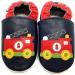 MiniFeet Premium Soft Leather Baby Shoes - Buy 4 Pairs, Get 1 FREE - Toddler Shoes for Ages 0-6 Months to 4-5 Years - Fire Engine Design - Buy Online on GoSupps.com