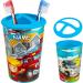 Shop alle-meine.de GmbH Bathroom Set - Custom Toothbrush Holder & Children's Cup - Vehicle & Fire Brigade Design - Perfect for Kids' Toothbrushes! - Buy Online on GoSupps.com