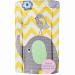 Callowesse Baby Changing Mat 79x47cm. Waterproof Wipe Clean Raised Edges Portable and Foldable Elephant Chevron Design